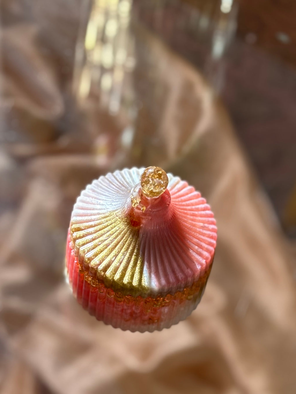 Dainty Pink & Gold Jewelry Box