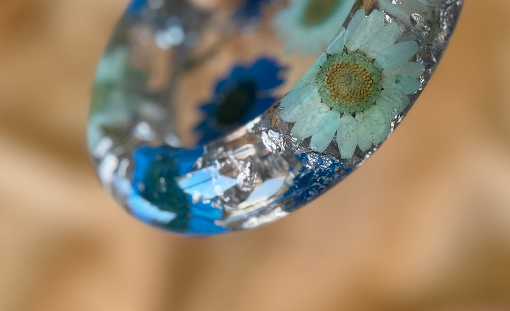 Blue Floral Mini Ashtray