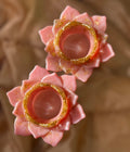 Pink Lotus Candle Holders