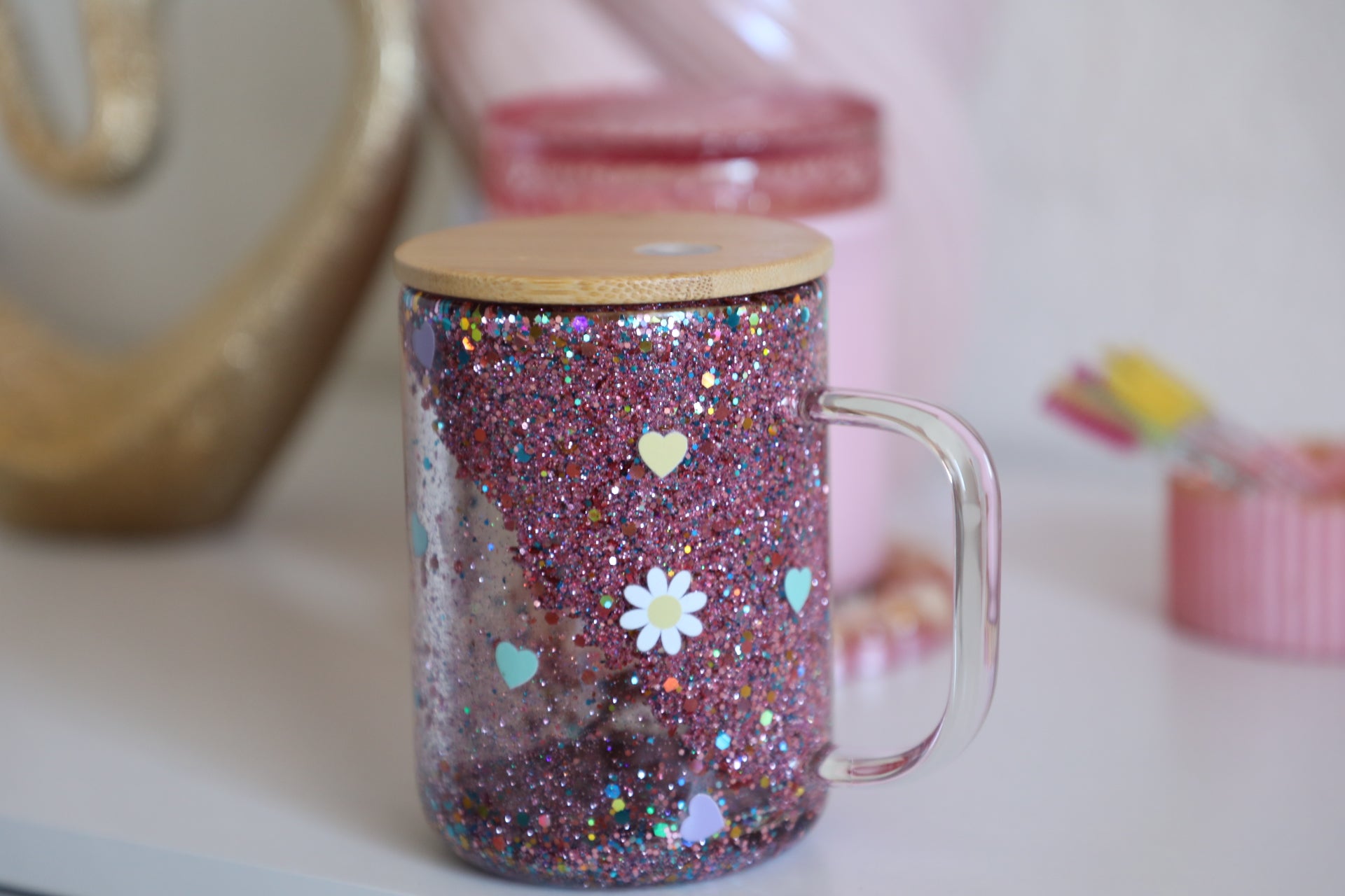 Choose Happy Snowglobe Mug