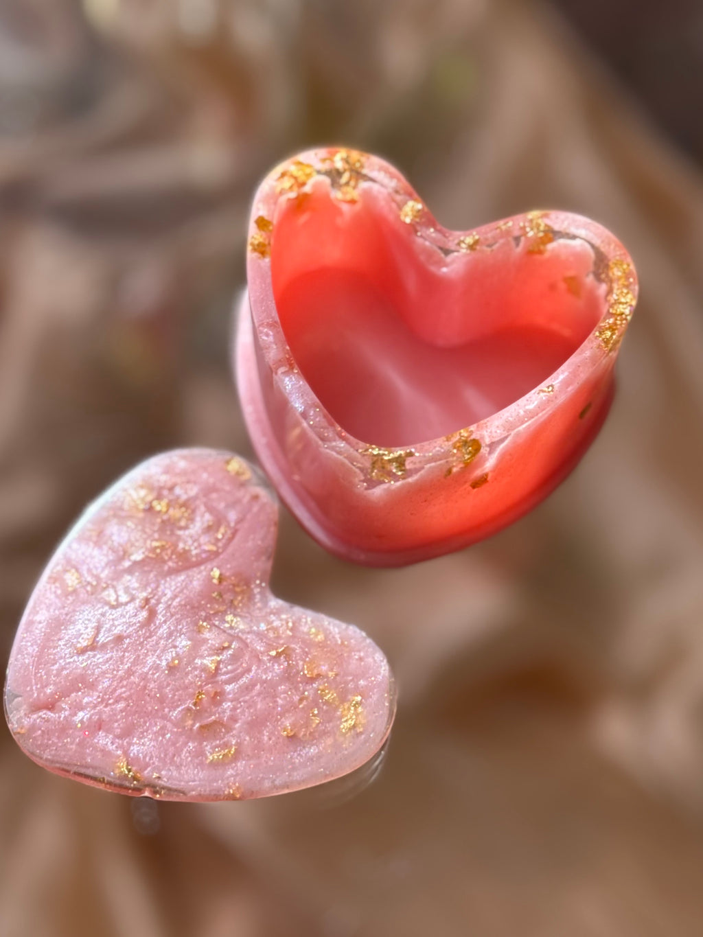 Baby Pink Heart Jewelry Box