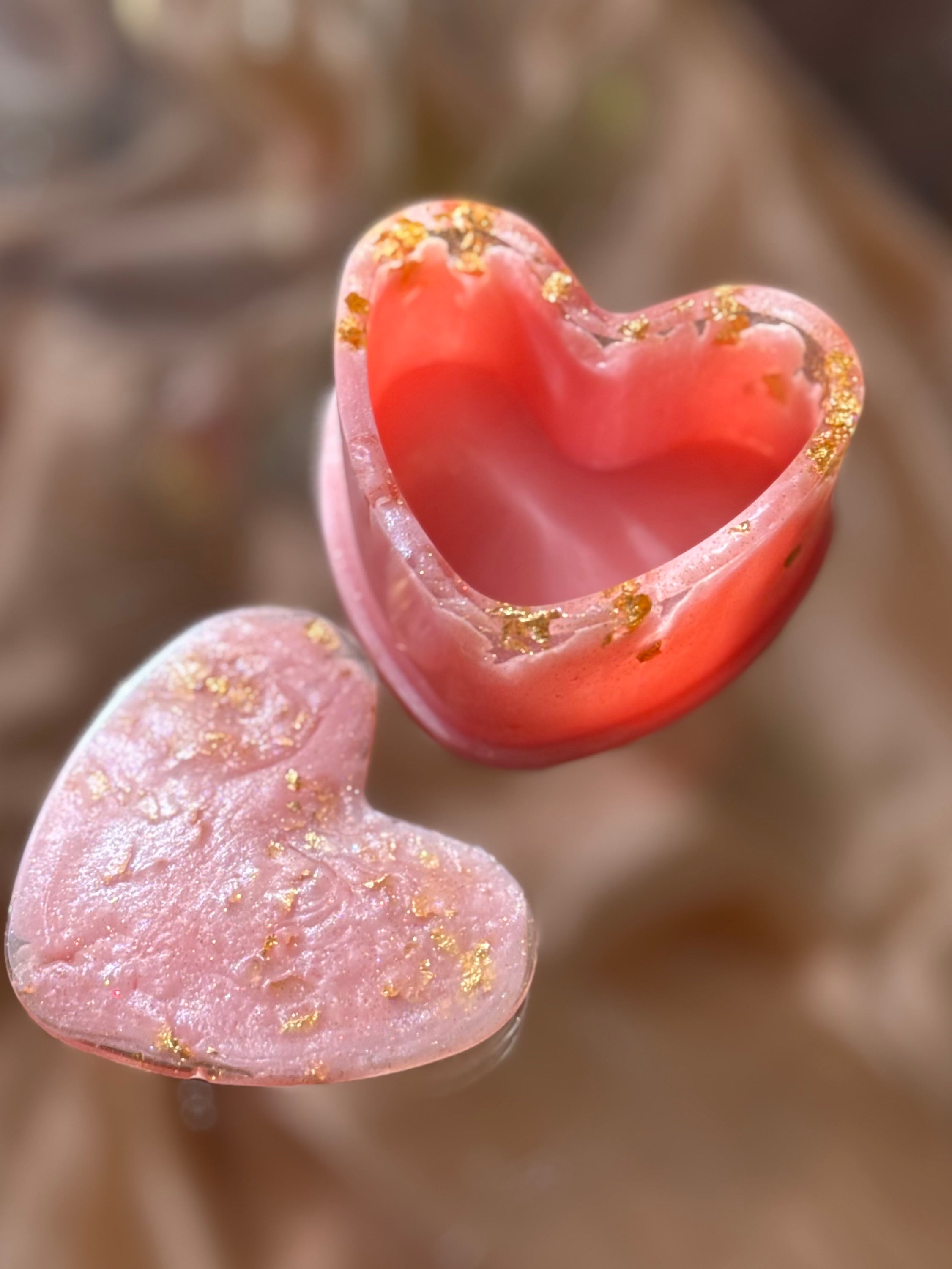 Baby Pink Heart Jewelry Box