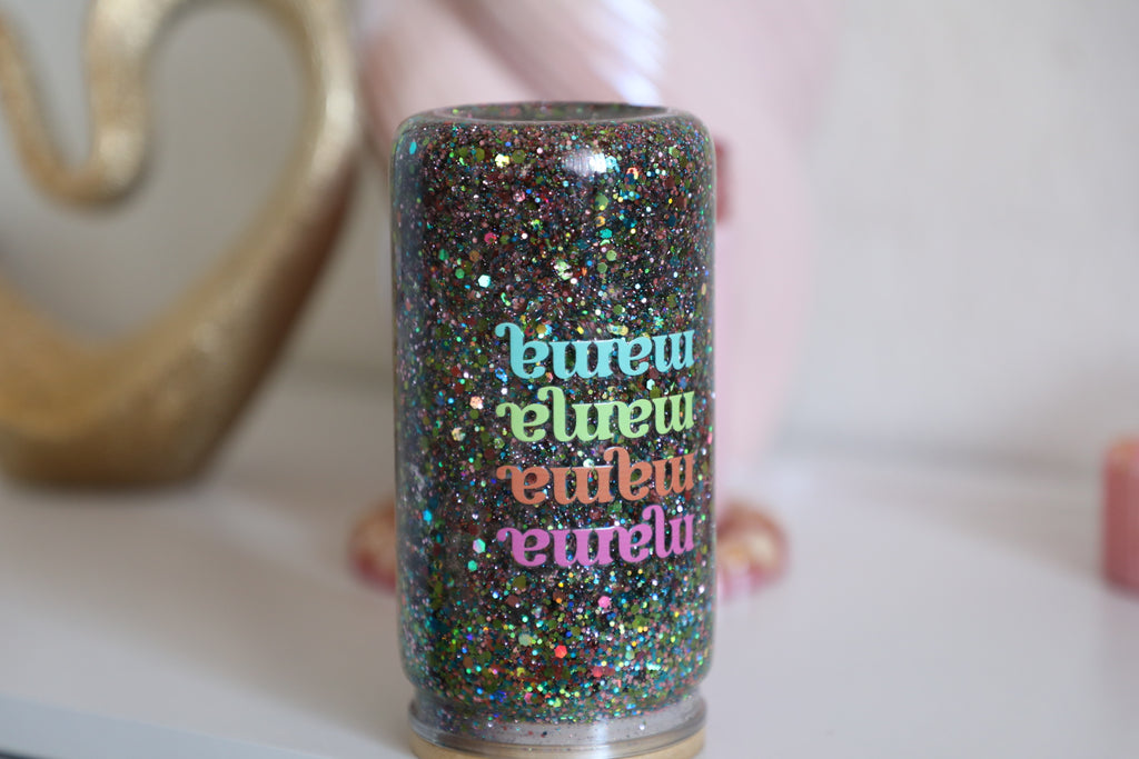 mama snow globe tumbler