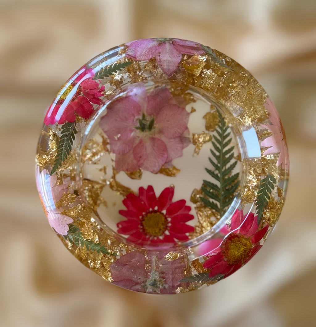 Pink Floral Mini Ashtray