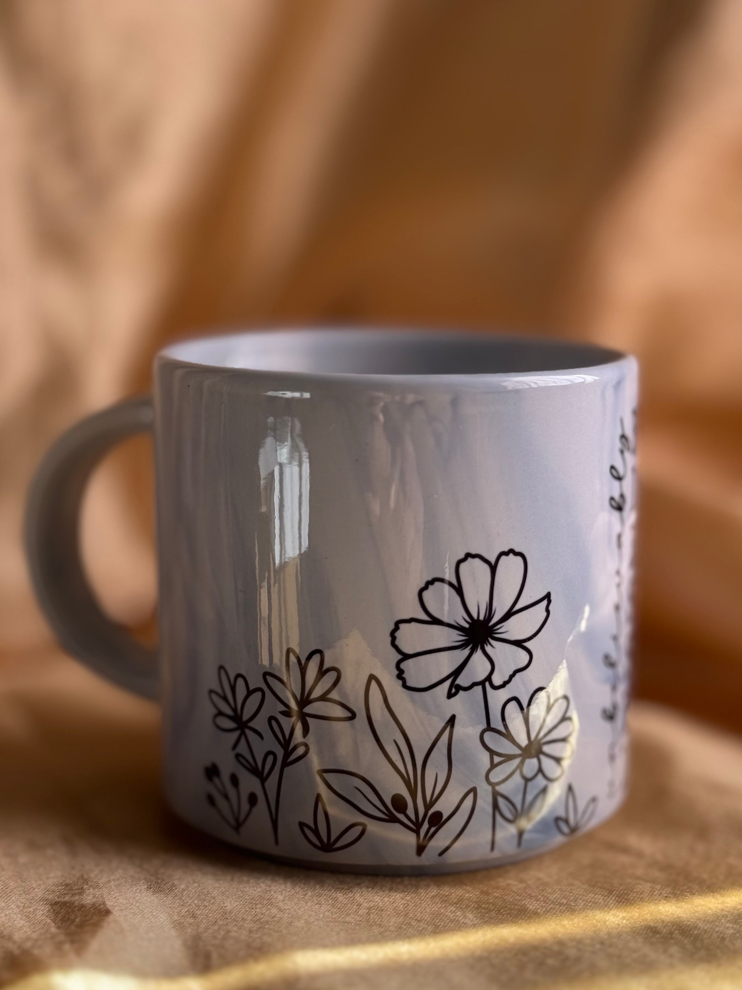 Unbelievably Blessed Marbled Mug