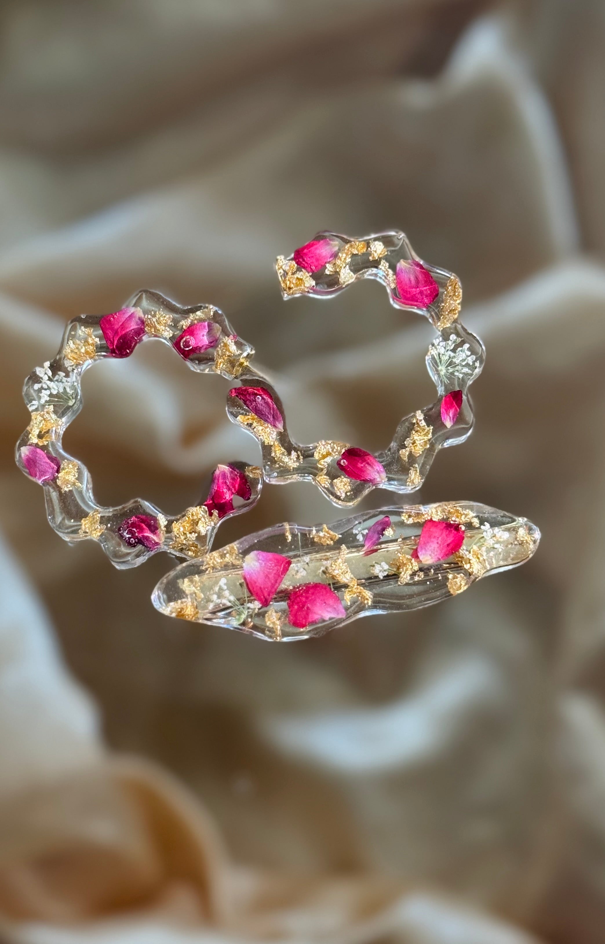 Earring & Hair Clip Set