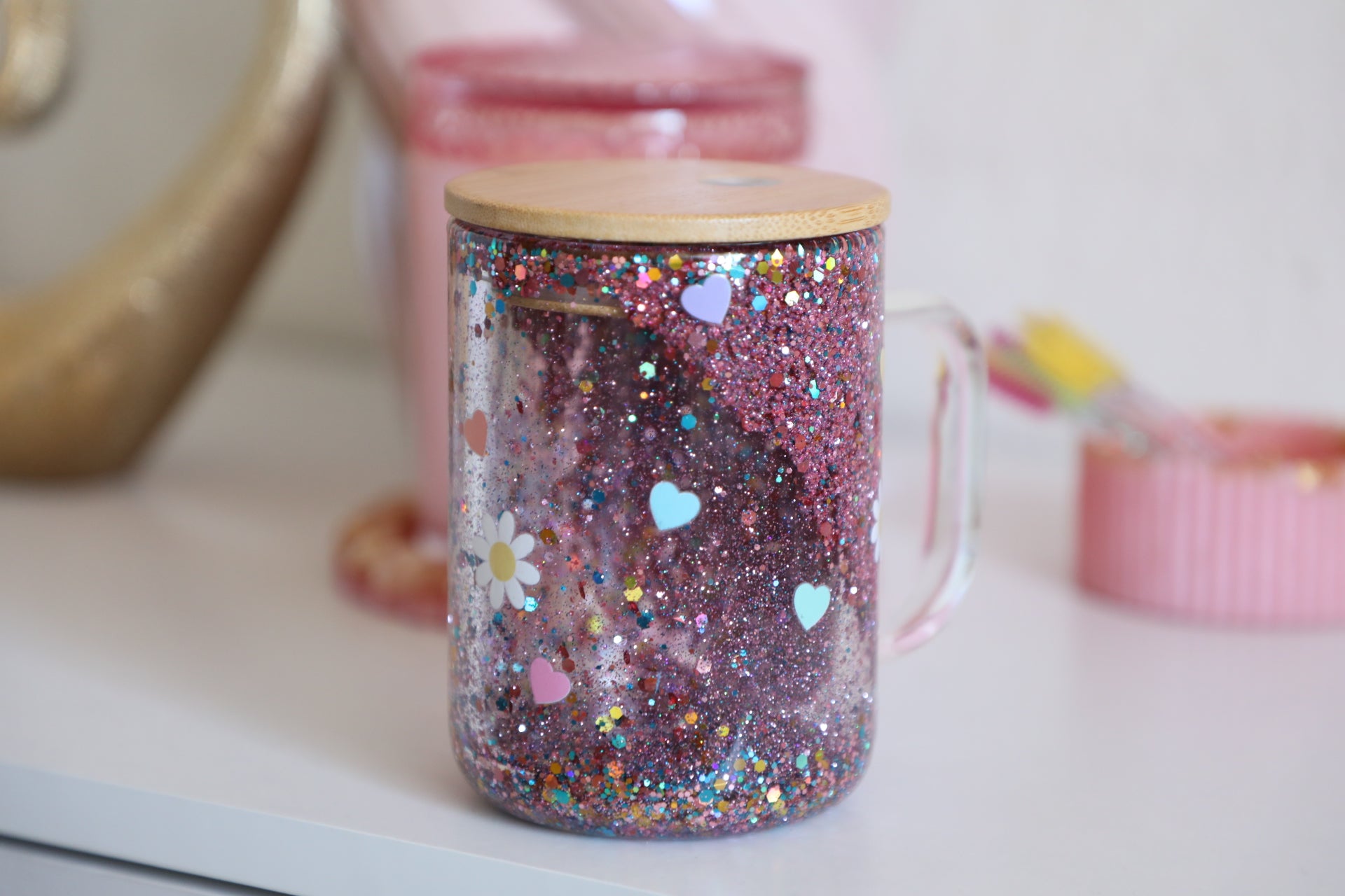 Choose Happy Snowglobe Mug