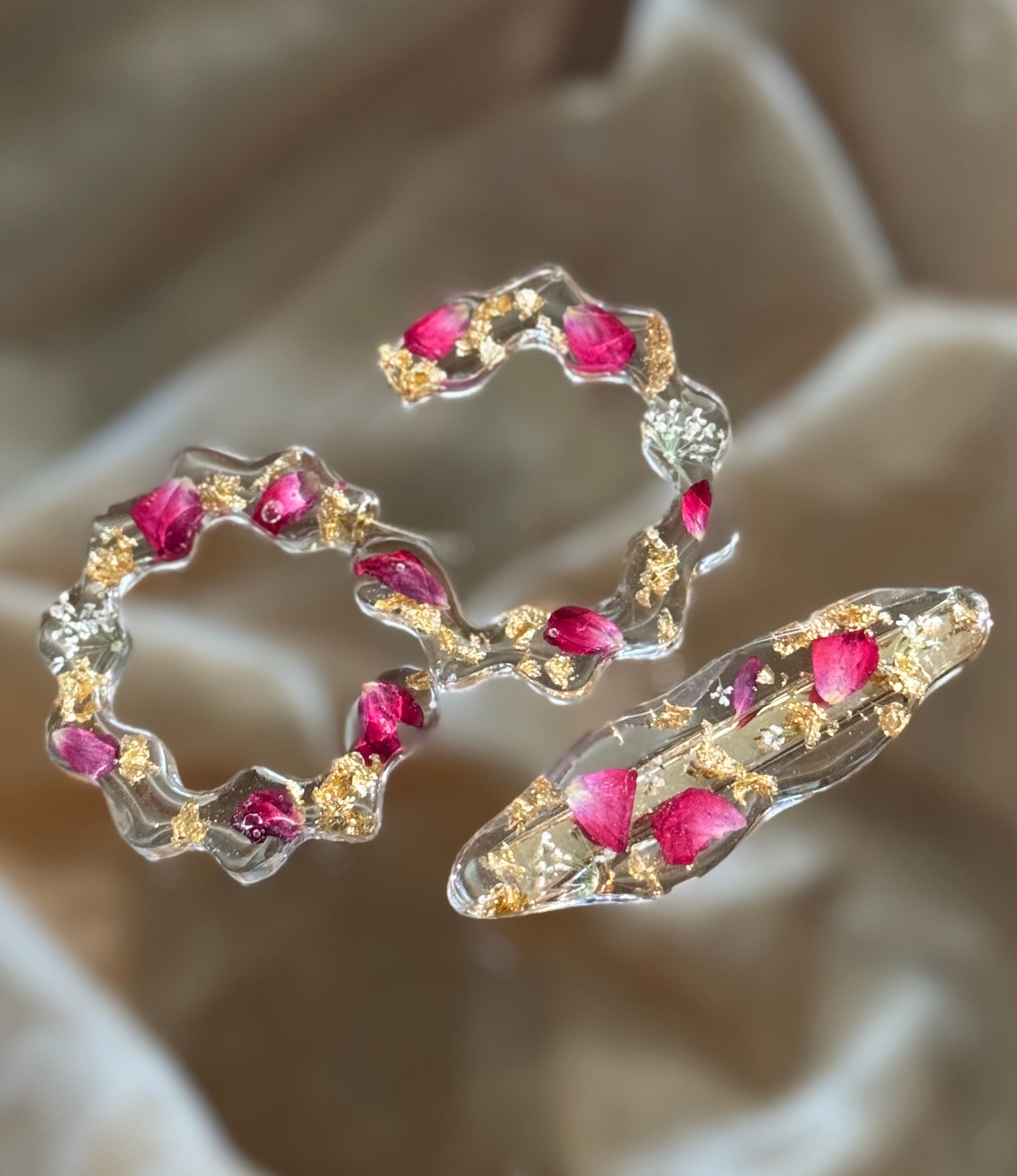 Earring & Hair Clip Set