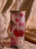 Cherry Glass Tumbler