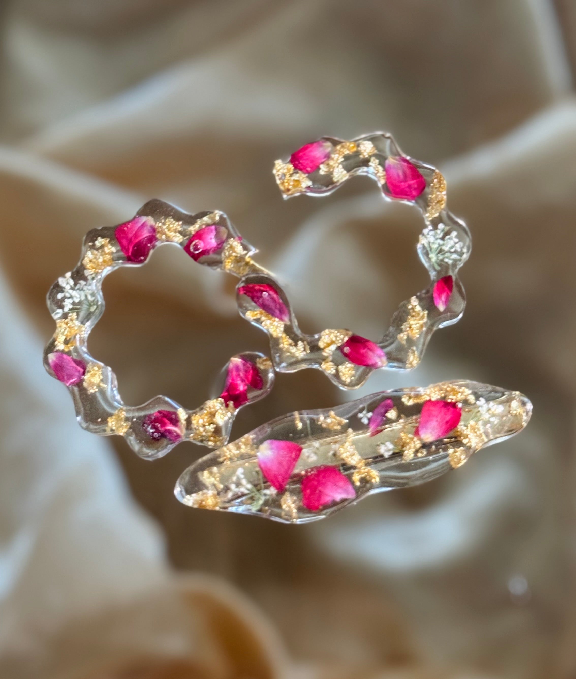 Earring & Hair Clip Set