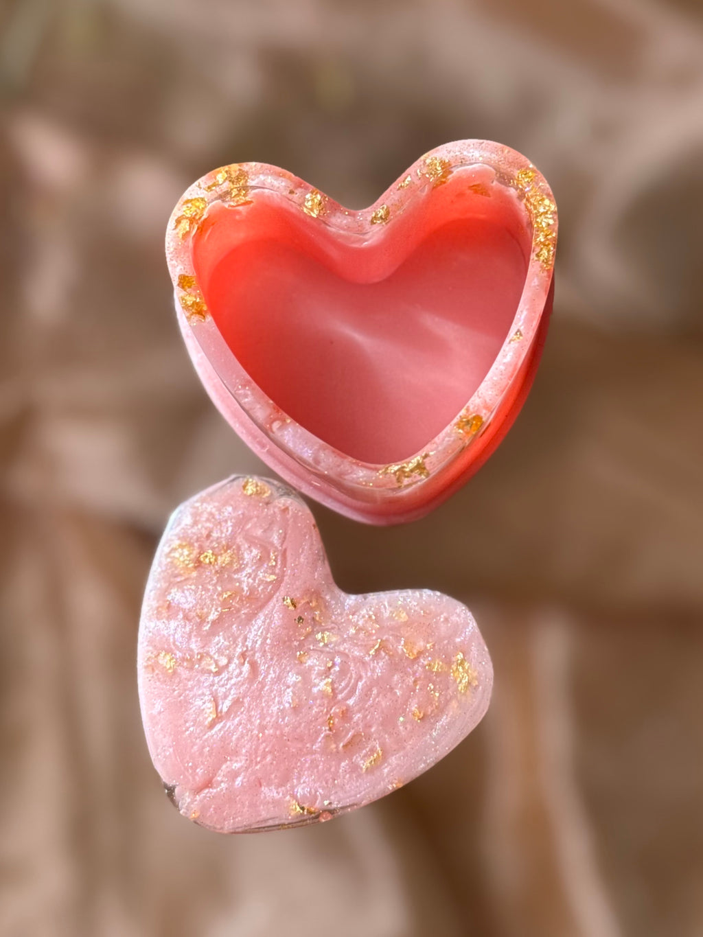 Baby Pink Heart Jewelry Box