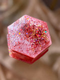 Pink Hexagon Jewelry Box